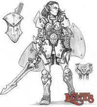 Neroli, Female Half Orc  02946 (metal)