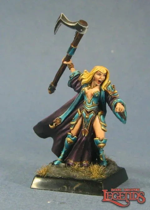 Elori Ebonscythe, Female Cleric 03222 (metal)