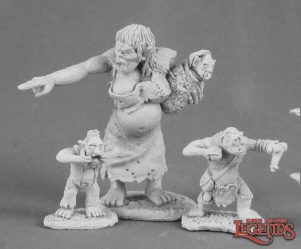 Dungeon Tribes: Orc Matron and Brood 03511 (metal)