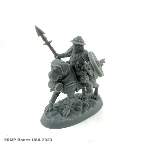 Male Halfling Dog Rider 07114