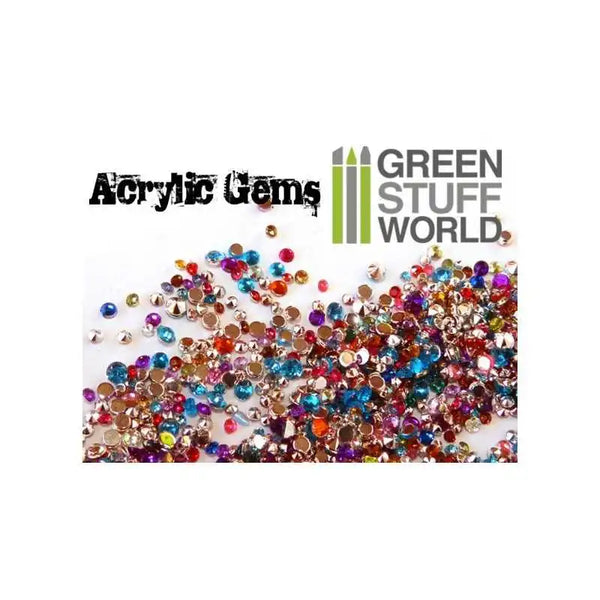 Micro Acrylic Gems - 1mm to 2.5mm 1033