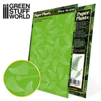 Papieren Planten - Lasercut Paper Plants Varen / Fern 10363