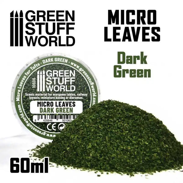 Bladeren Mini / Micro Leaves Dark Green Mix 10606