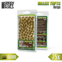 Grass TUFTS - 6mm self-adhesive - BEIGE 10671