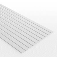 Green Stuff World uPVC Plasticard - Thin 0.50mm x 4mm 10836