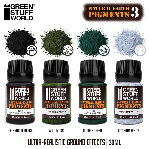 Green Stuff World Natural Earth pigments Set 30ml - No. 3 11283