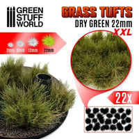 Grass TUFTS XXL 22mm self-adhesive Dry Green 11449