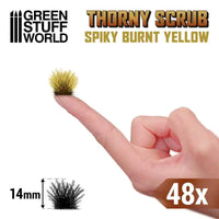 Thorny Spiky Scrubs - BURNT YELLOW 11503