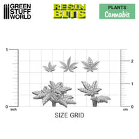 3D printed set - Cannabis 11631