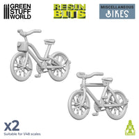 Green Stuff World 3D printed set - Bikes 1:48 12420