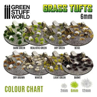 Grass TUFTS - 6mm self-adhesive - BEIGE 10671