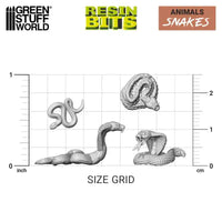 3D printed set - Snakes 15x 12668
