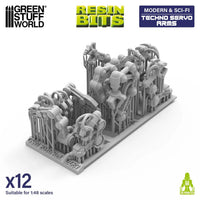 Green Stuff World Techno Servo Arms 1:48 12687