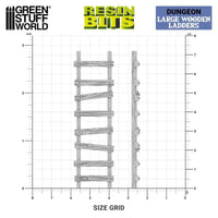 Large Wooden Ladders 1-48-1-35  12720