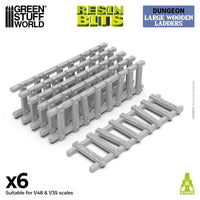 Large Wooden Ladders 1-48-1-35  12720