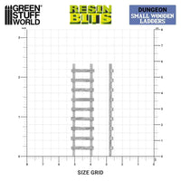 Small Wooden Ladders 1-48-1-35  12723