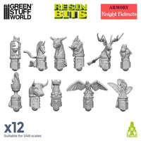 3D printed set - Old World Knight Helmets12x 12788