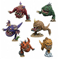 Green Stuff World 3D printed set - Squig beasts 12964