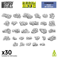 3D printed set - Piles of Skulls 1:48 13298
