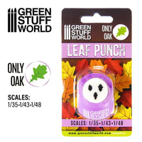 Miniature Leaf Punch Oak LIGHT PURPLE 1347  Bladpons