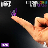 PURPLE Resin Crystals - Large 13515