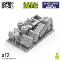 Green Stuff World Sci-fi Crates 1:48 13628