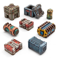 Green Stuff World Sci-fi Crates 1:48 13628