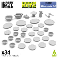 Green Stuff World Dinnerware 1:48-1:35 13634