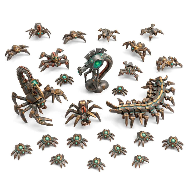 Green Stuff World Swarm of Cybernetic Arachnids 1:48 13635