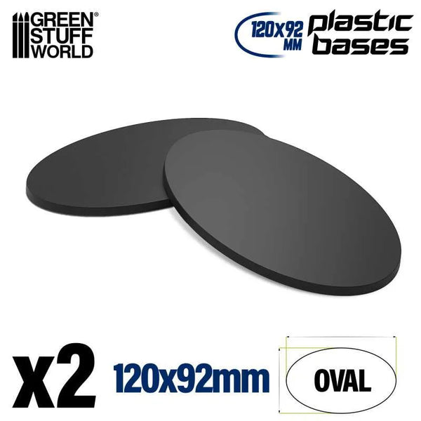 Ovale Bases Leeg 120x92mm 2 stuks 14149