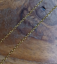 Schakel Ketting Goud (Look) 1,5 mm 5 mtr