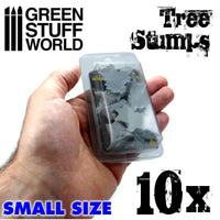 Small Tree Stumps Resin Set 1685