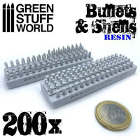 200x Resin Bullets and Shells 1692