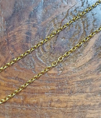 Schakel Ketting Goud (Look) 2.0 mm 1 mtr