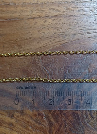 Schakel Ketting Goud (Look) 2.0 mm 1 mtr