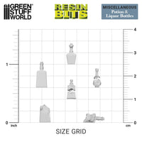 Green Stuff World Potion and Liquor Bottles 2201