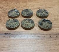 Desert 25mm Round Bases 6 stuks Star Wars