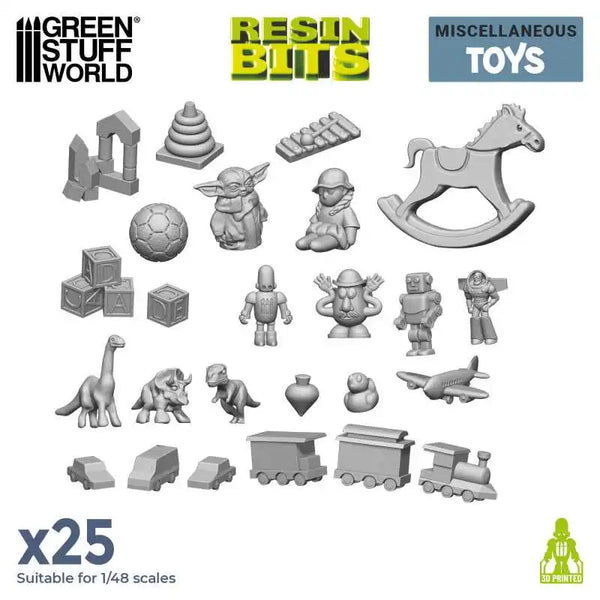 3D printed set - Children Toys Resin Set - Kinder Speelgoed set 2692
