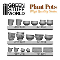 Plant POT Resin set (17x) 3094