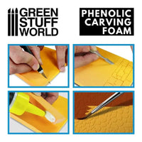 Phenolic Carving Foam 10mm - A4 size 3243