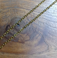 Schakel Ketting Goud (look) 3.5 mm 1 mtr