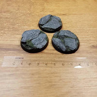 Slate 40mm Round Bases 3 stuks
