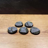 Slate 32mm Round Bases 5 stuks