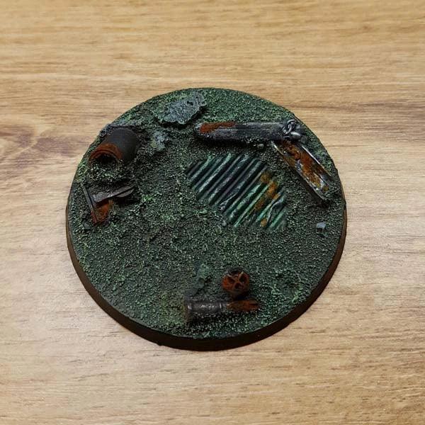 Industrial Ruins 65mm 40K Base Dreadnought