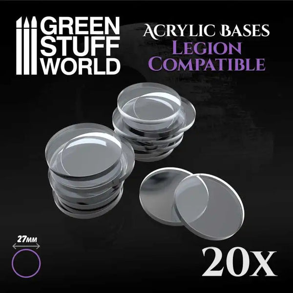 Acrylic Bases - Round 27 mm (Legion) 10748