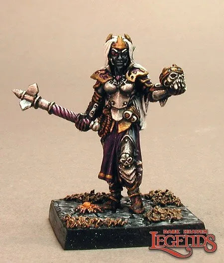 Female Dark Elf Cleric 02524 (metal)