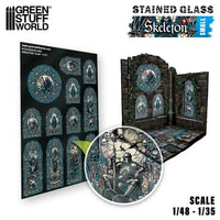 Skeleton Stained Glass - Small 5134