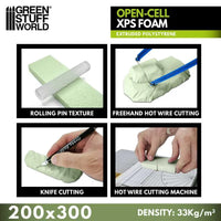 Open-Cell XPS Foam 10 mm 200x300 5393