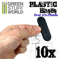 Ovale Bases Leeg 25x70 mm 10 stuks 9826