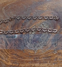 Schakel Ketting Antique Copper 3.5 mm 1 mtr